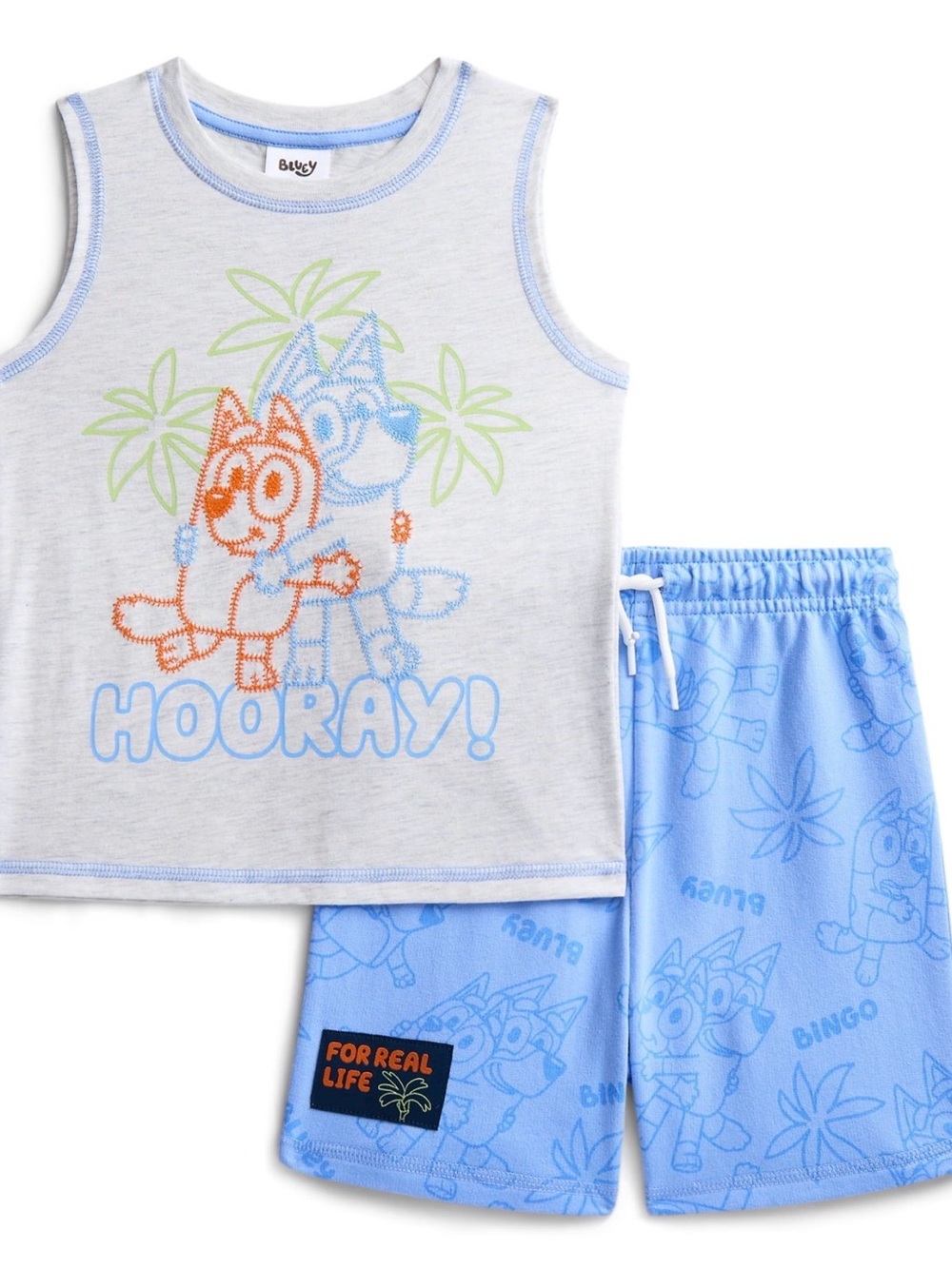 NWT Bluey Toddler Boys Tank Top and Shorts Set 2 piece Size 3T
